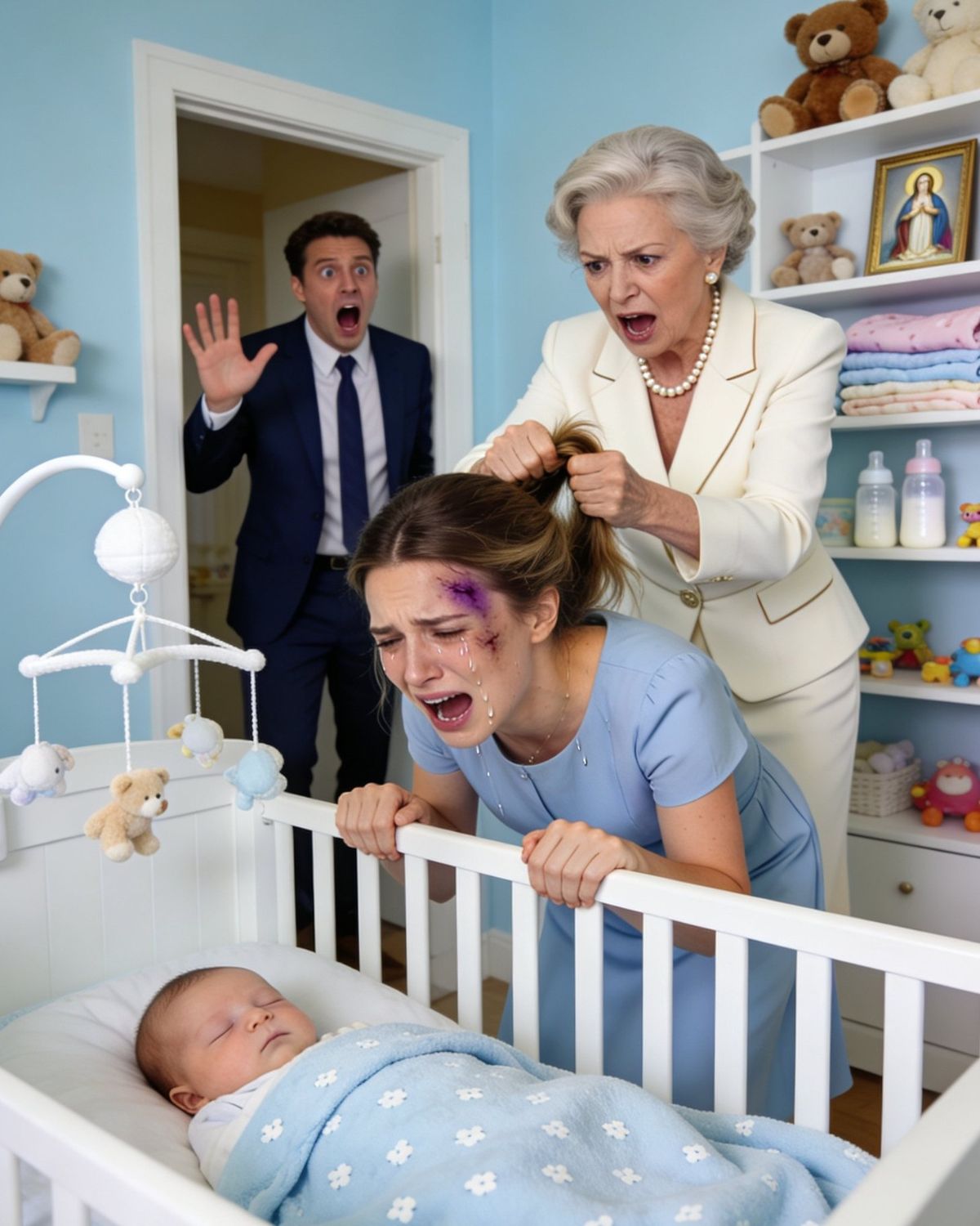 At 2:03 in the morning, I checked the hidden camera in my baby’s room…