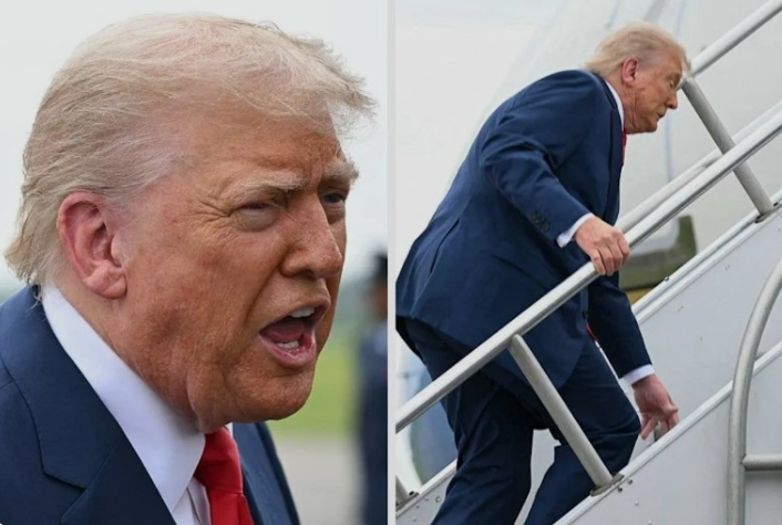 ONG Trump Air Force One Fall Claims Unverified