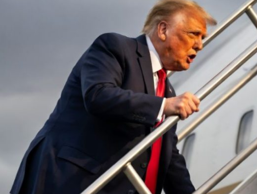 om Trump Air Force One Fall Claims Unverified