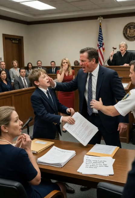 My husband attempted to take everything I had — until my 10-year-old son stood up in court