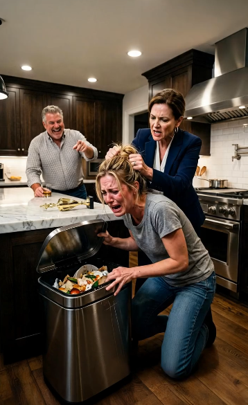 Mom shoved my face into a trash can because my daughter won an award while Dad laughed