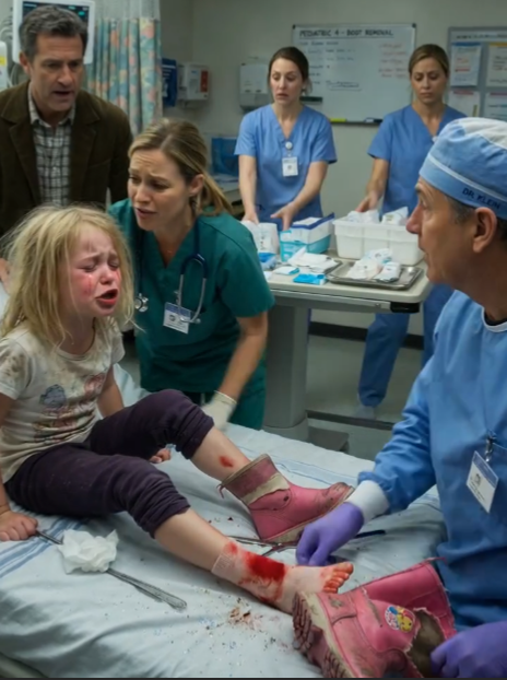 1 A 7-Year-Old Girl Screamed When Nurses Tried to Remove