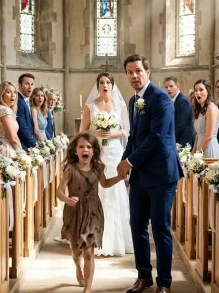 The Billionaire Froze When a Poor Little Girl Pulled Him Away From His Wedding…