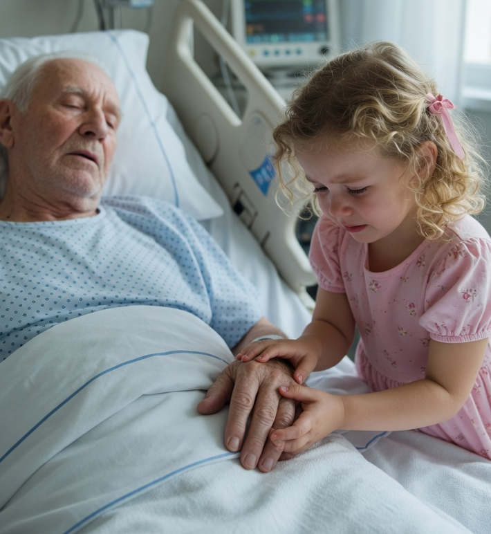 A Janitor’s Daughter Slipped Into a Billionaire’s Hospital Room… What Happened Next Left Everyone Speechless