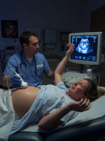 The Clinic Fell Completely Silent When The Doctor Pointed At The Monitor