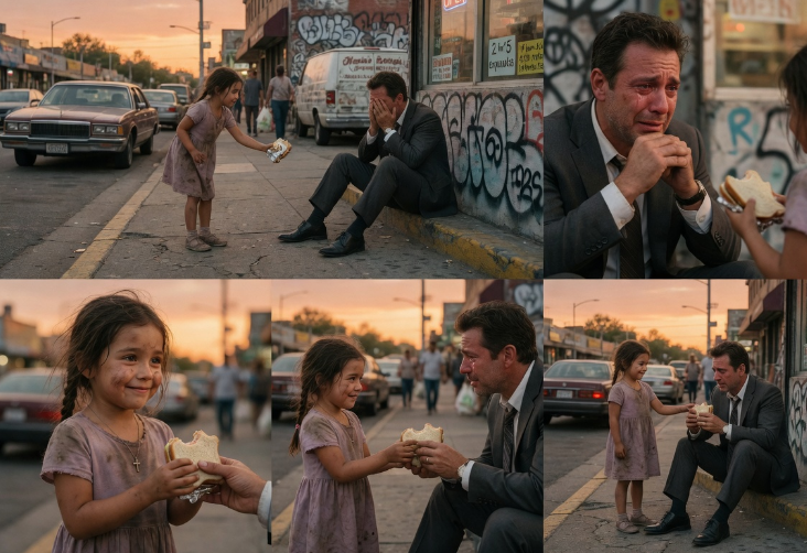 The Hungry Little Girl Offered Bread to a Billionaire — And Exposed His Family’s Darkest Secret