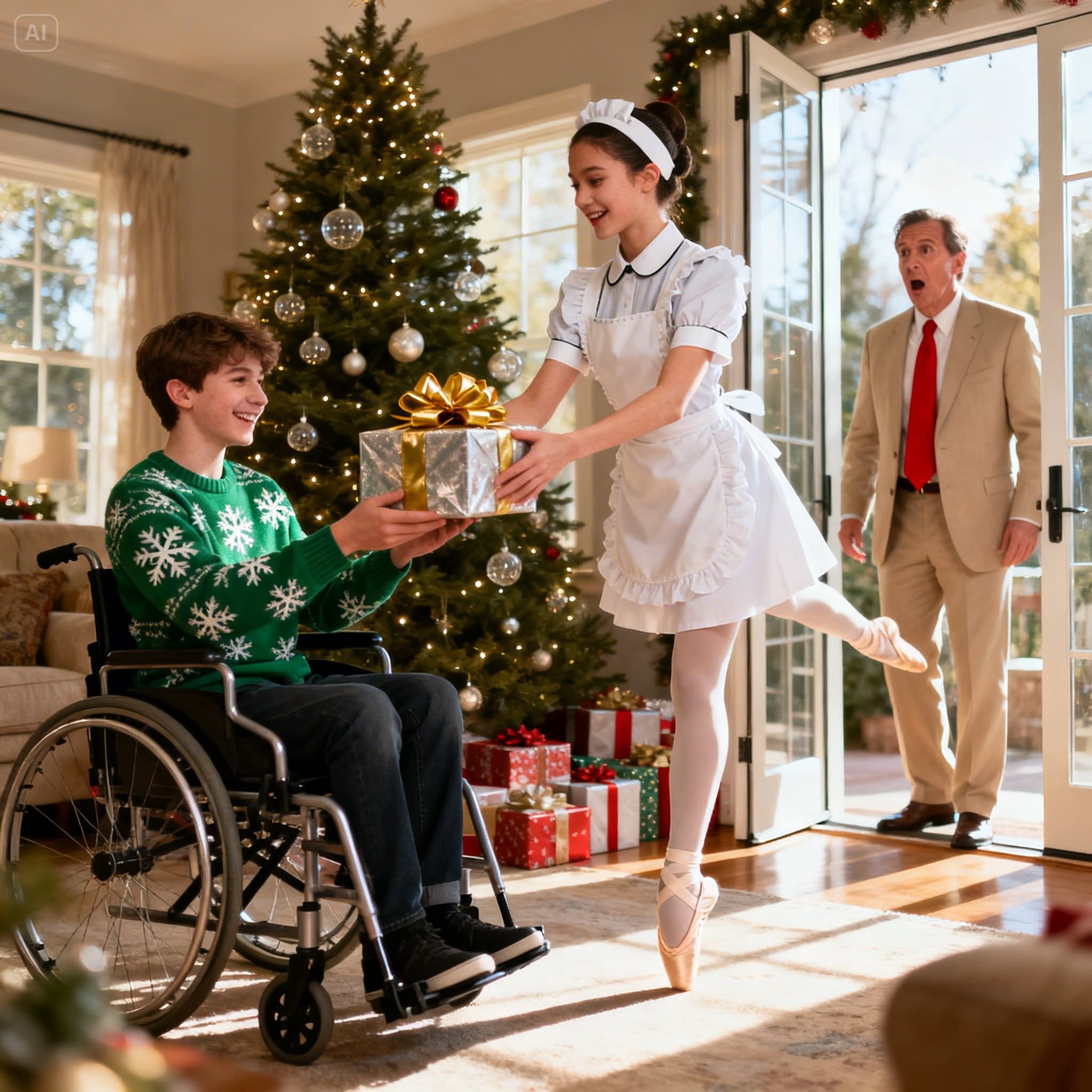 THE BILLIONAIRE DISCOVERED WHAT THE HOUSEKEEPER WAS DOING WITH HIS WHEELCHAIR-BOUND SON…