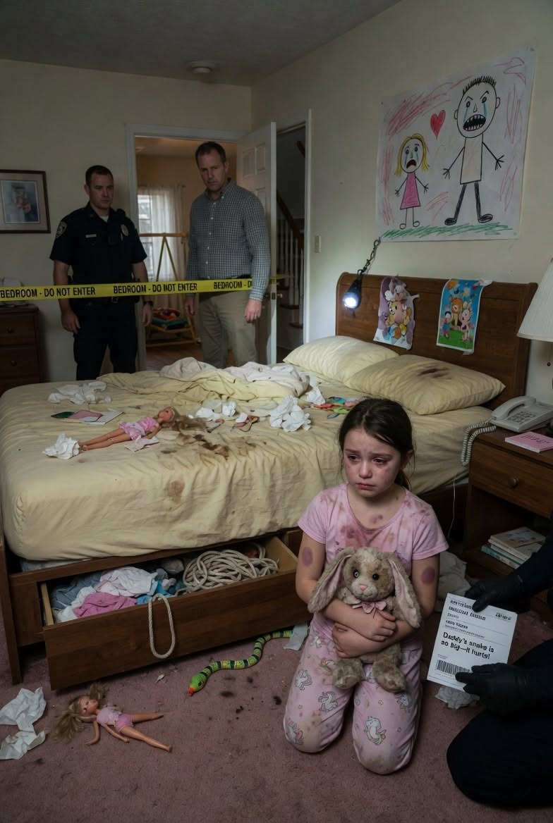 A little girl called 911, crying: "Daddy's snake is so big—it hurts!"