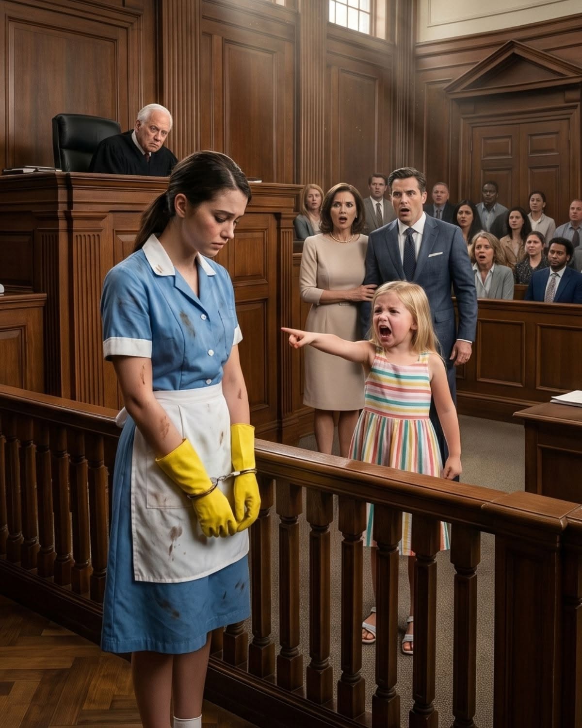 LET MY NANNY GO! MY STEPMOTHER IS THE REAL CRIMINAL!”
