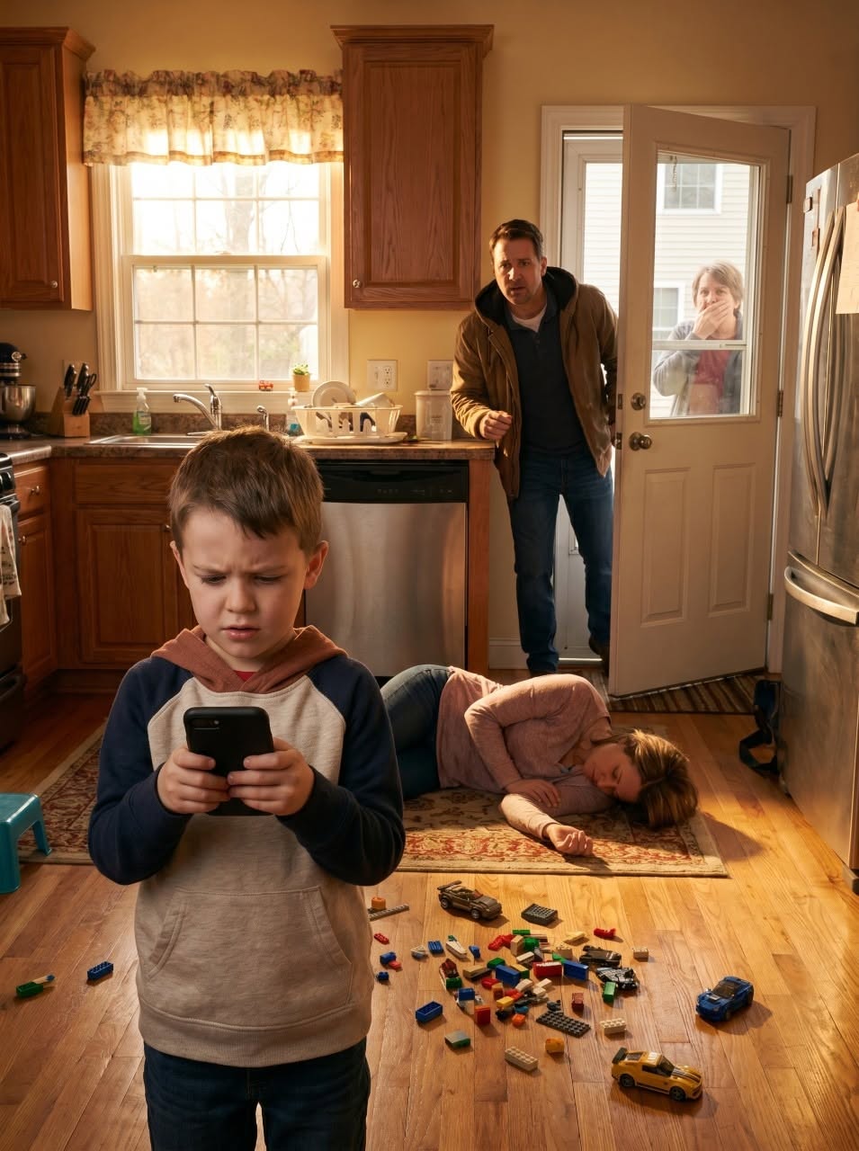 When my husband cracked my ribs and walked out the door, my 5-year-old son picked up my phone and made the call I was too broken to make