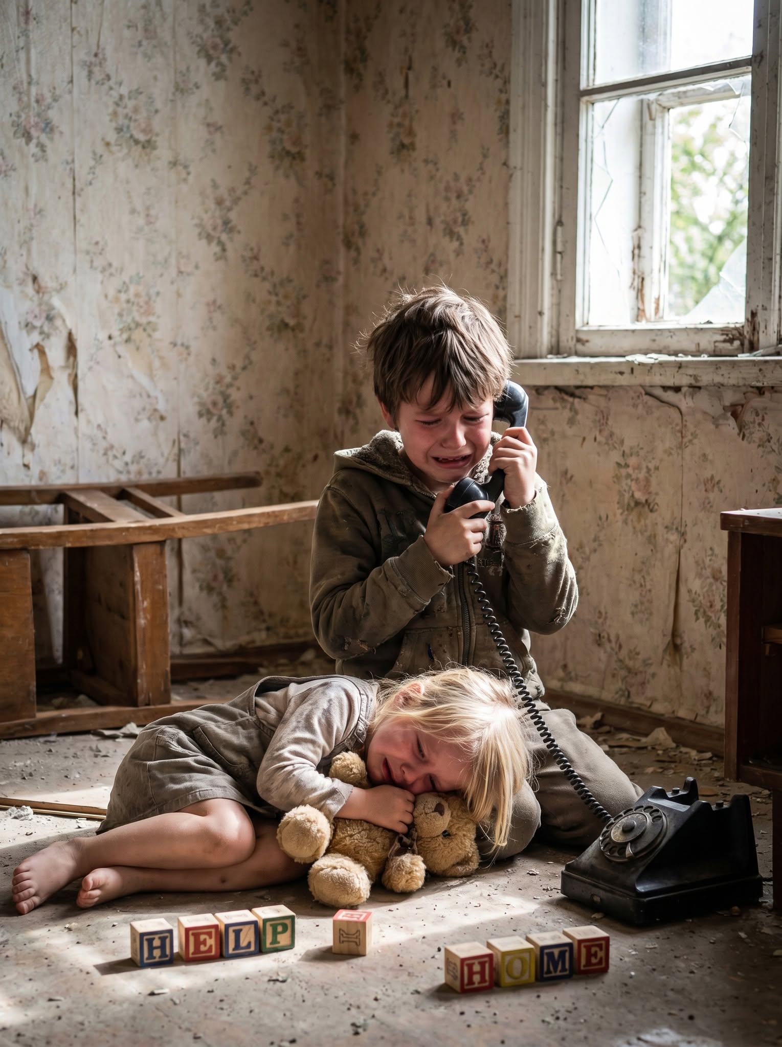 “Dad… my little sister won’t wake up