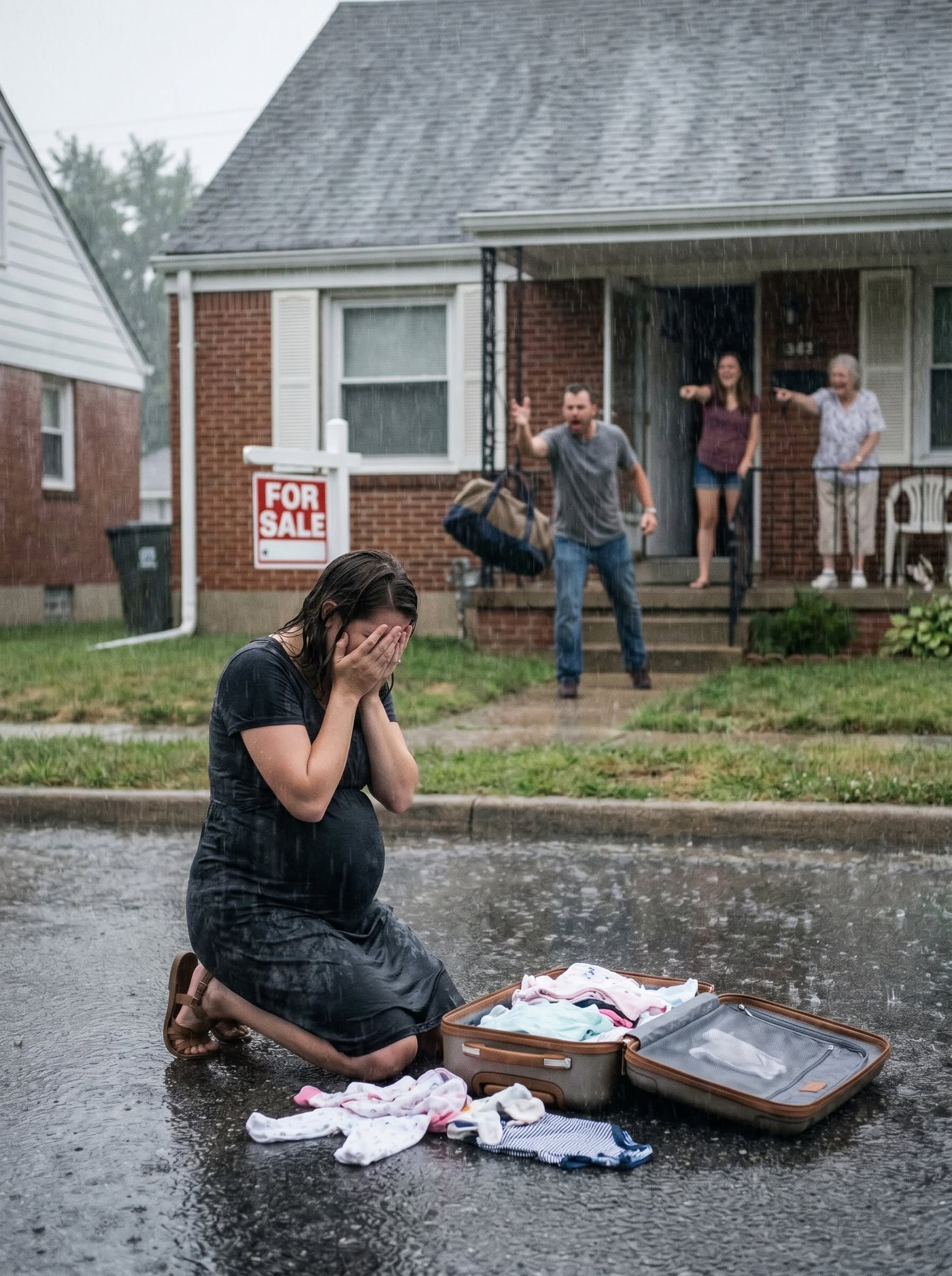 My husband threw me—six months pregnan