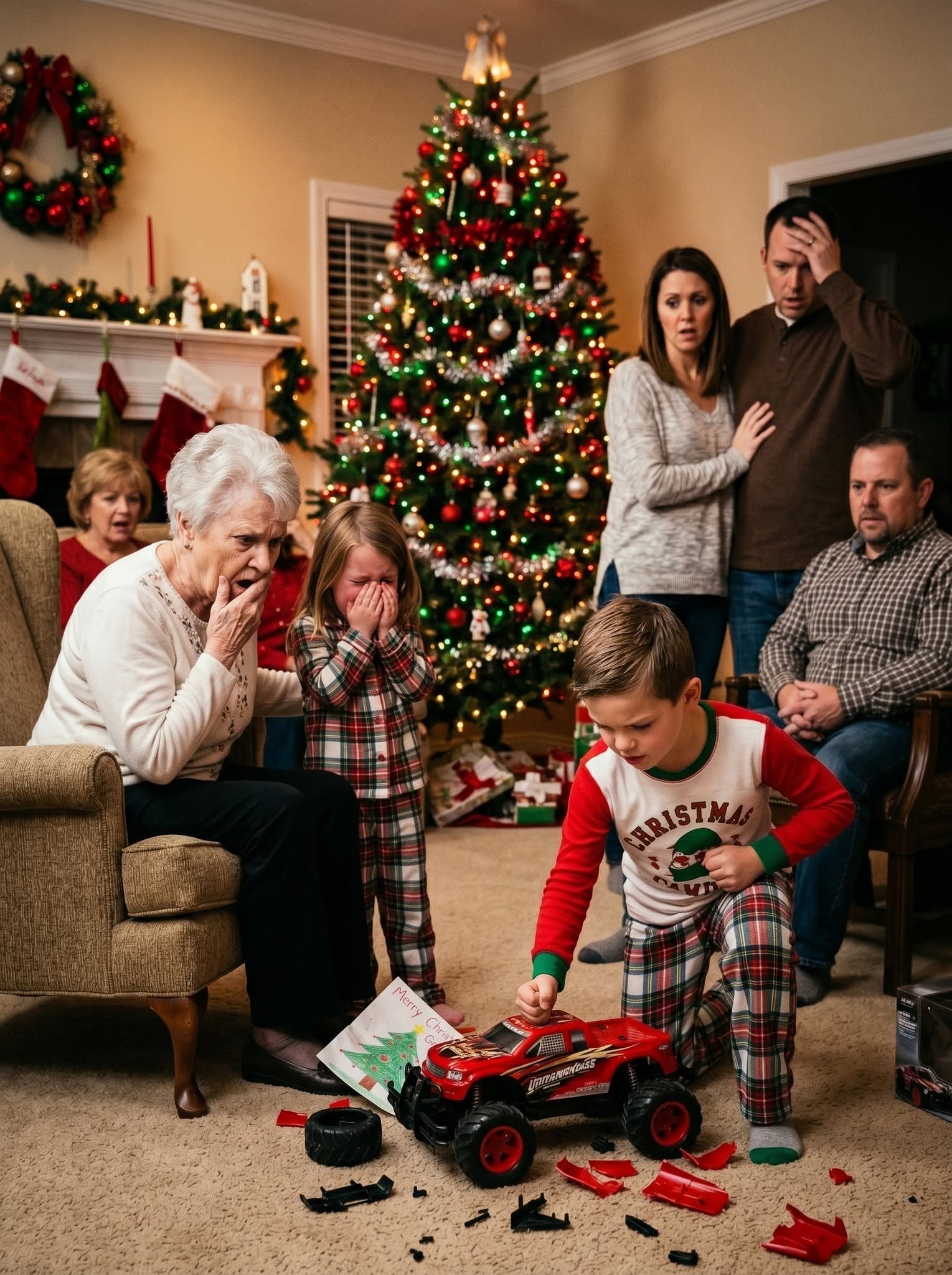 At Christmas, my mother-in-law looked at my 6-year-old and said, “Children from Mommy’s