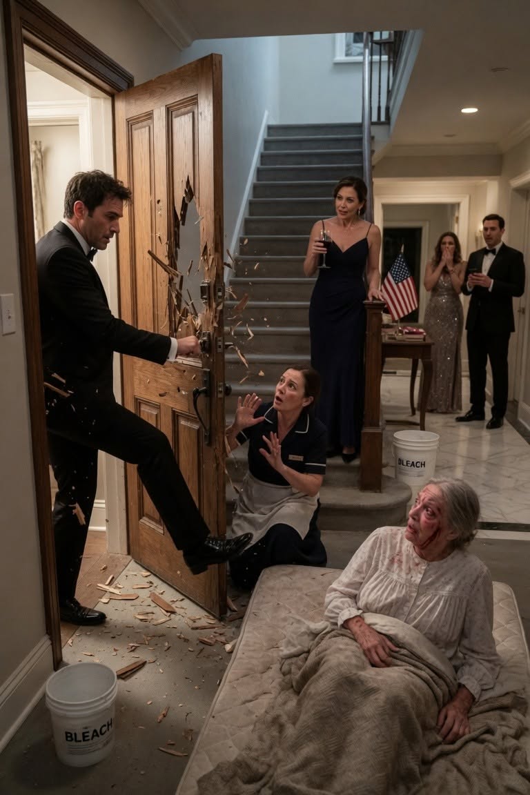 Returning home from Dubai a day early, I expected to surprise my billionaire wife, only to find my elderly mother bleeding and locked in a dark basement.