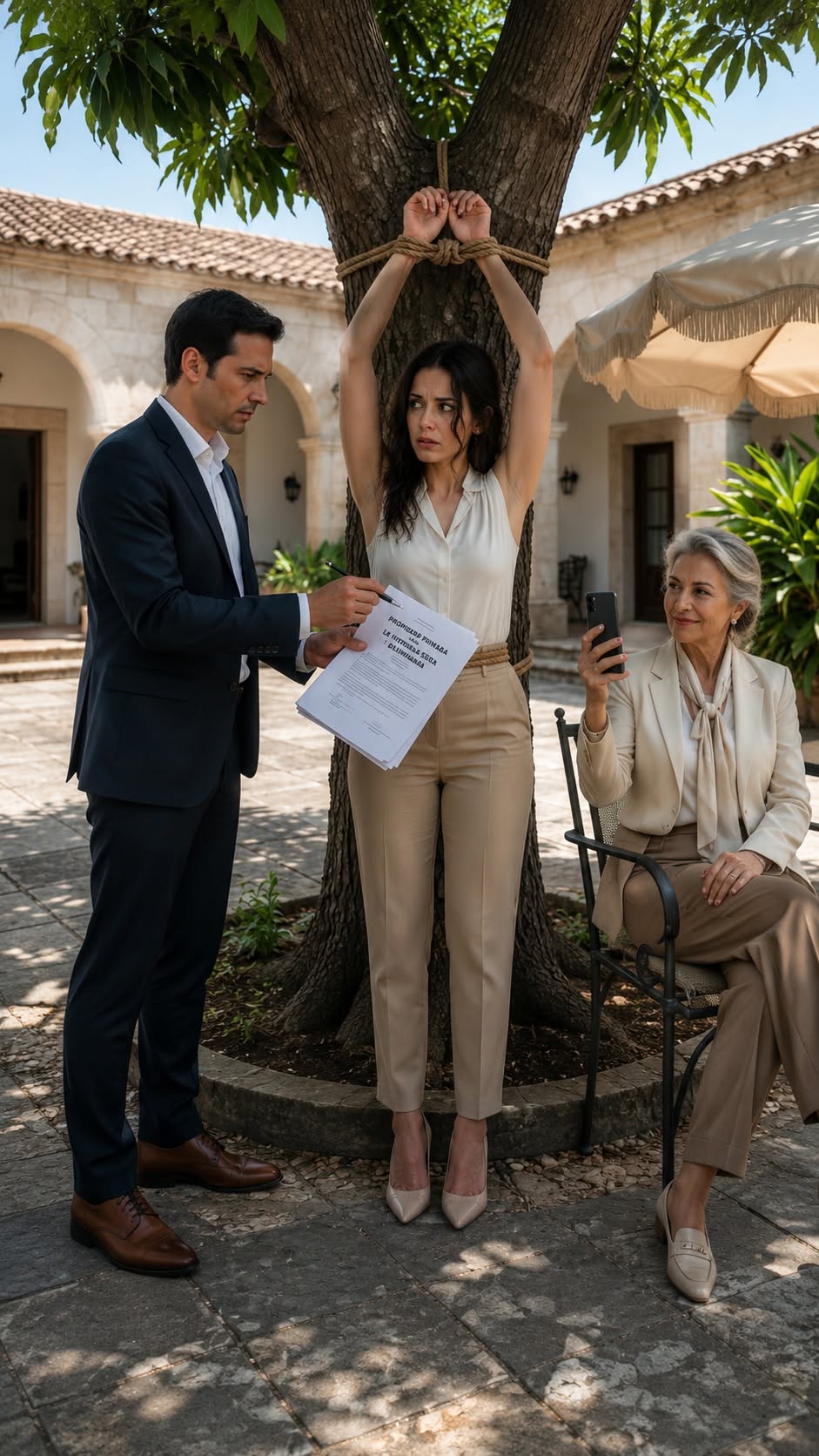 Sign it, Renata. Or tomorrow we’ll drag you back out into the yard starting at ten in the morning.”