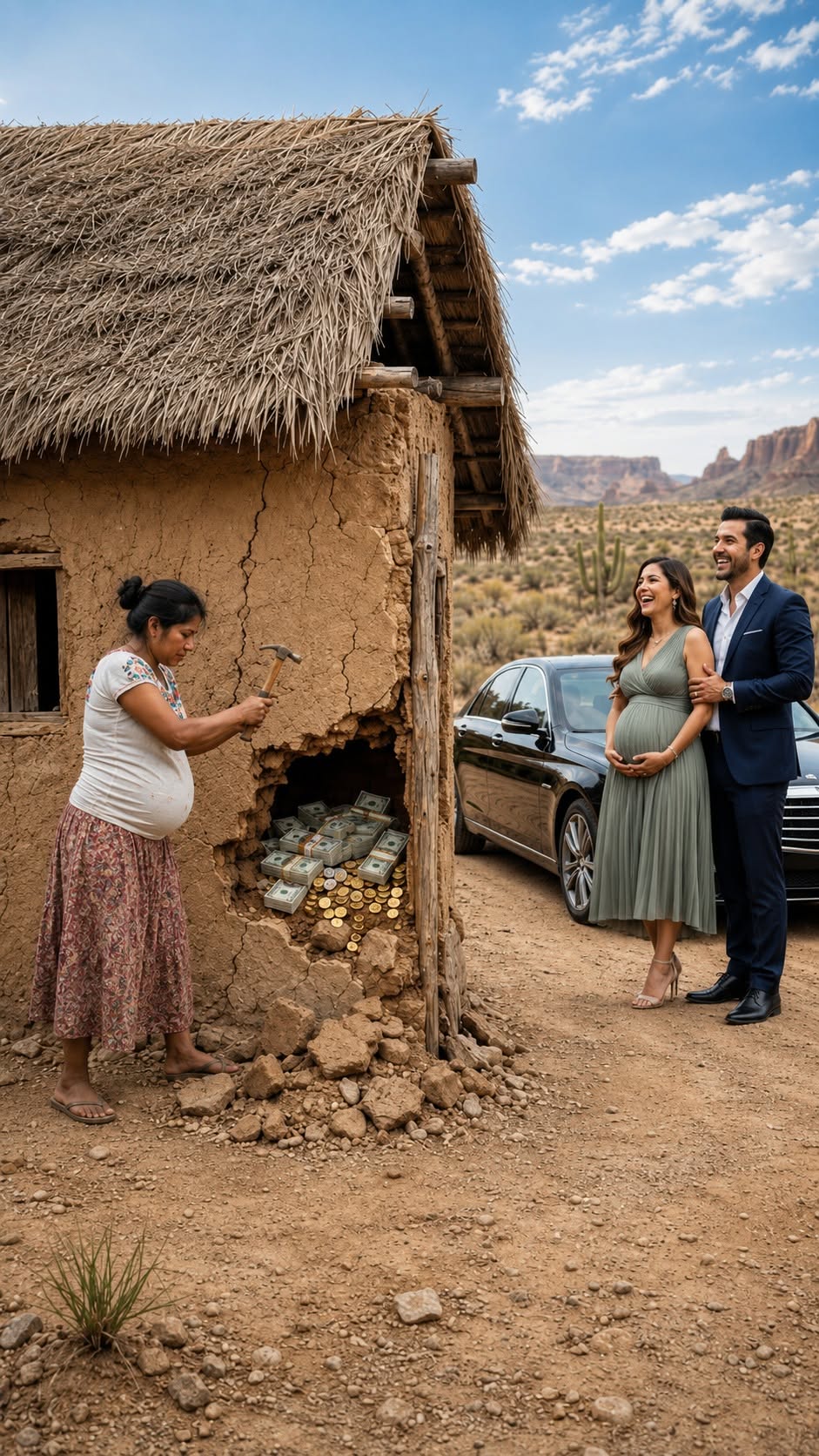 He Got Her Pregnant, Left Her With a Crumbling House… But a Hidden Wall Revealed the Secret That Cost Him His Entire Inheritance