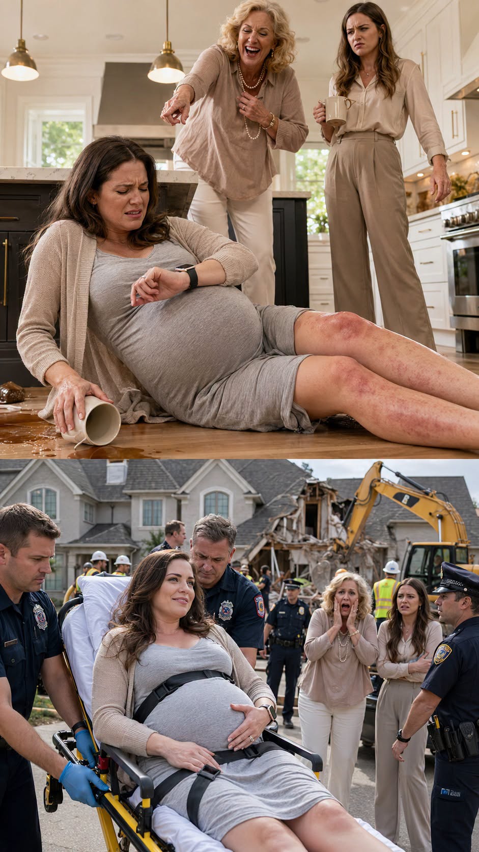 My blood pressure was spiking, my vision was fading, and they still mocked me. “Call your husband