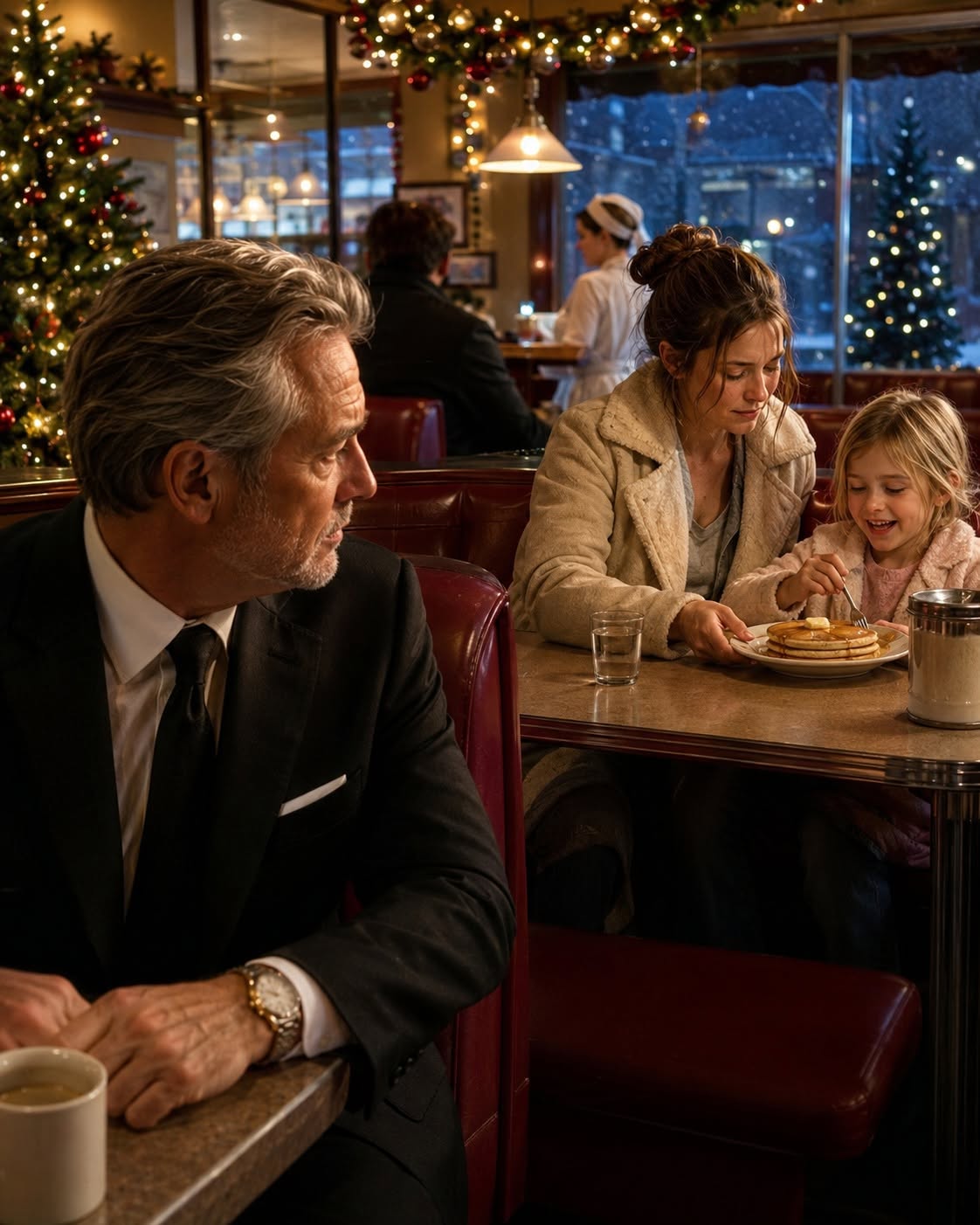Billionaire Dad Lost and Alone on Christmas — What He Witnesses a Poor Mom Do Changes Everything...