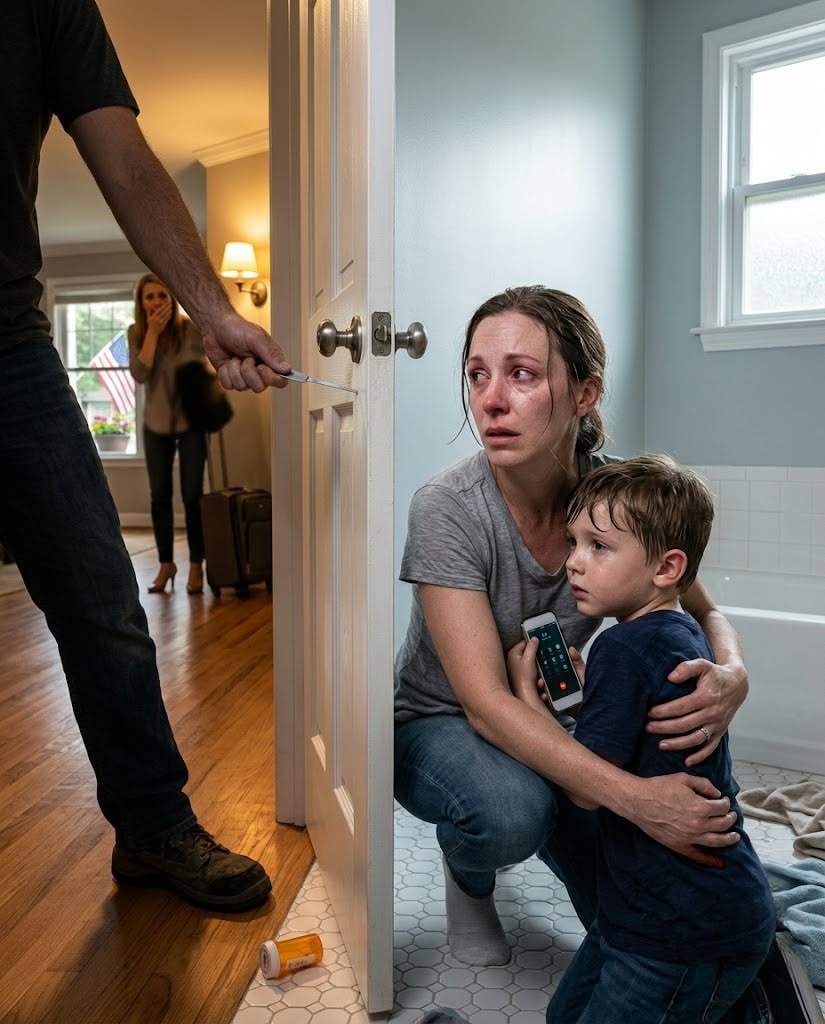 My husband said goodnight after poisoning my son and me with a plate of chicken