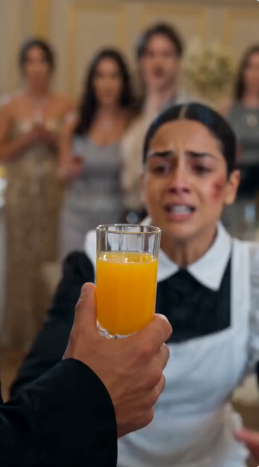 THE BRIDE POISONED THE GROOM’S DRINK, UNTIL THE MAID SMASHED THE GLASS...