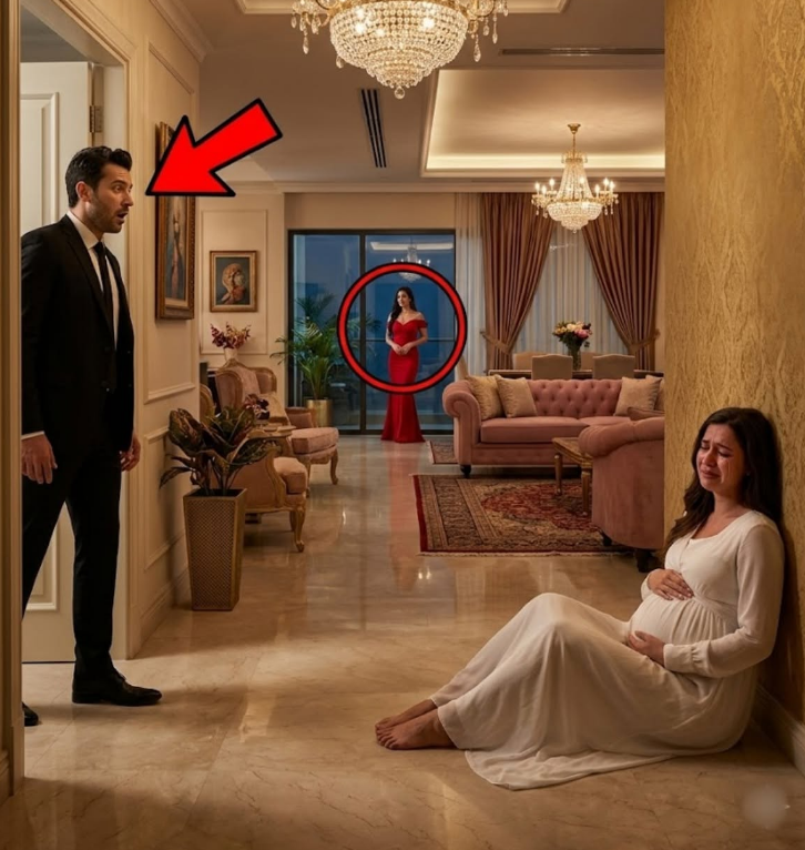 The billionaire came home to see his pregnant wife weeping on the floor