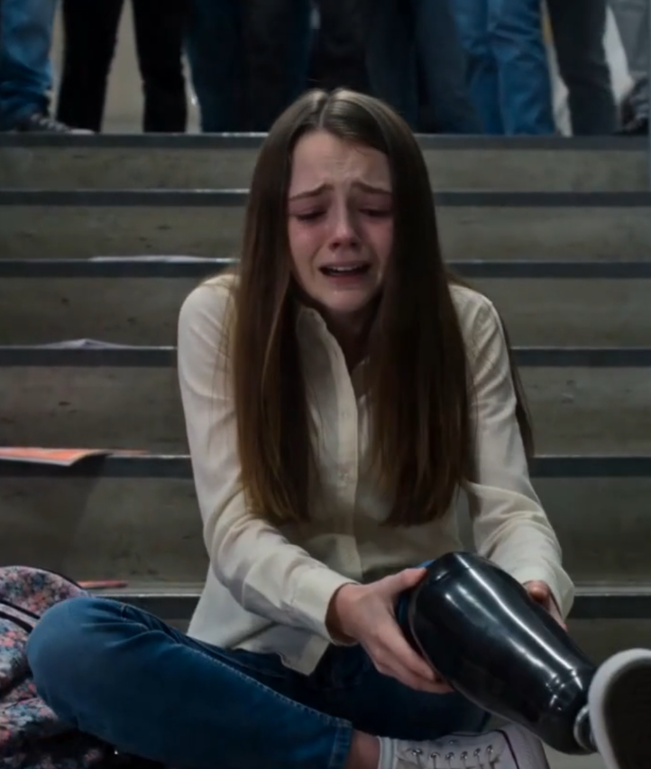 The crowded stairwell of Oakridge High was bustling with its usual chaotic energy.