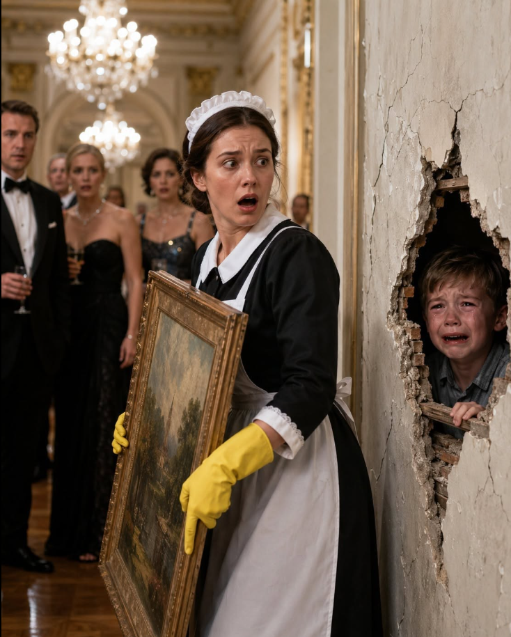 THE HOUSEKEEPER FOLLOWED THE SOUND OF A CHILD’S CRY — AND FOUND THE BILLIONAIRE’S NEW WIFE’S TERRIFYING SE