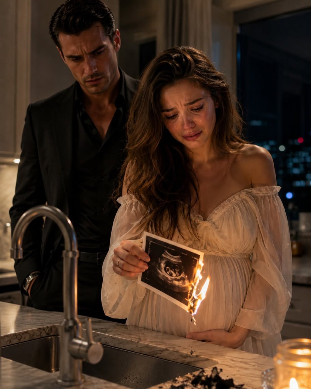 She Fled Chicago Carrying the Mafia Boss's Baby—Then He Found the Medical File That Changed Everything :  The night Meline Hayes learned Dominic Valente was engaged to another woman, she burned the only picture of his unborn child over her kitchen sink.