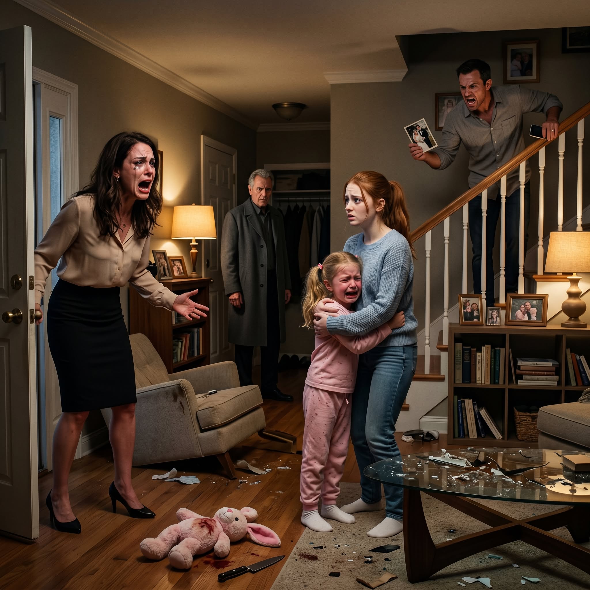 I thought the babysitter had overreacted until I saw the shattered glass