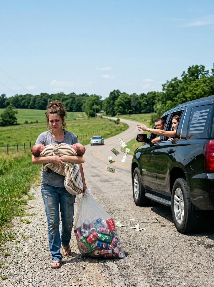 A divorced millionaire was driving his fiancée home when he unexpectedly saw his homeless ex-wife on the street.