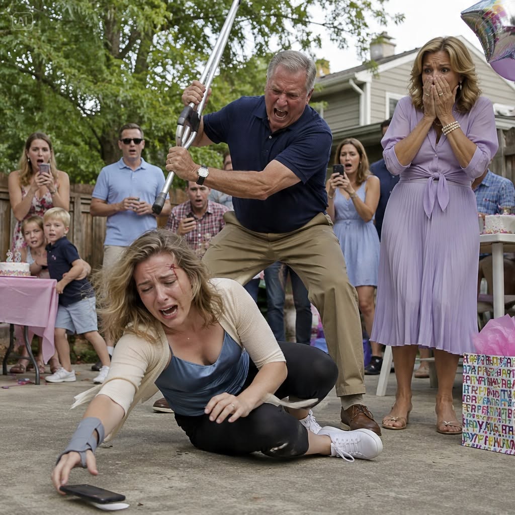 At my nephew’s birthday party, I was still on crutches when I confronted my family