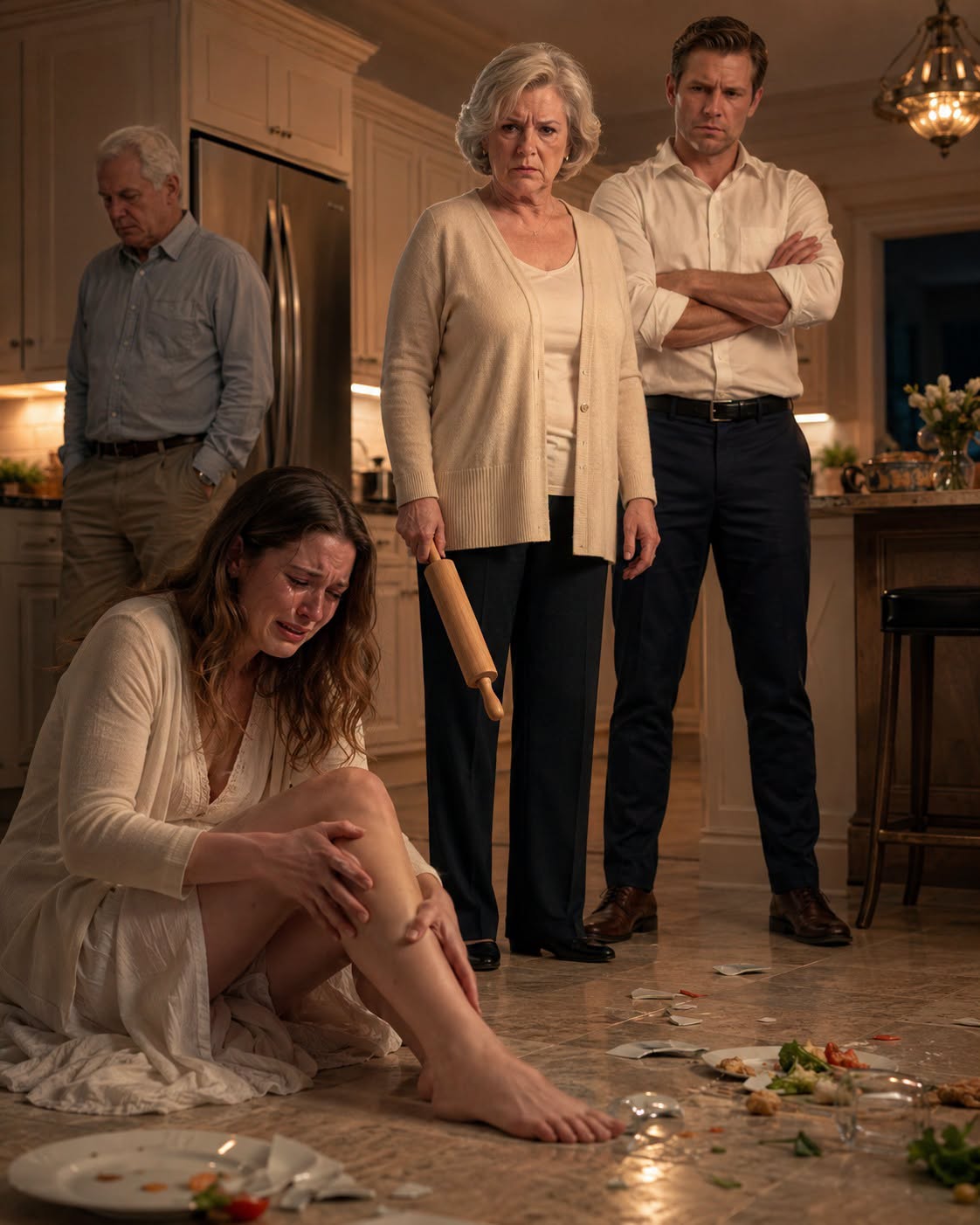Leave Her There—She Deserves It.” My Mother-in-Law Crushed My Leg With a Rolling Pin While My Husband Watched—But Three Days Later, the Hospital Set a Trap That Destroyed Every Lie They Had Told