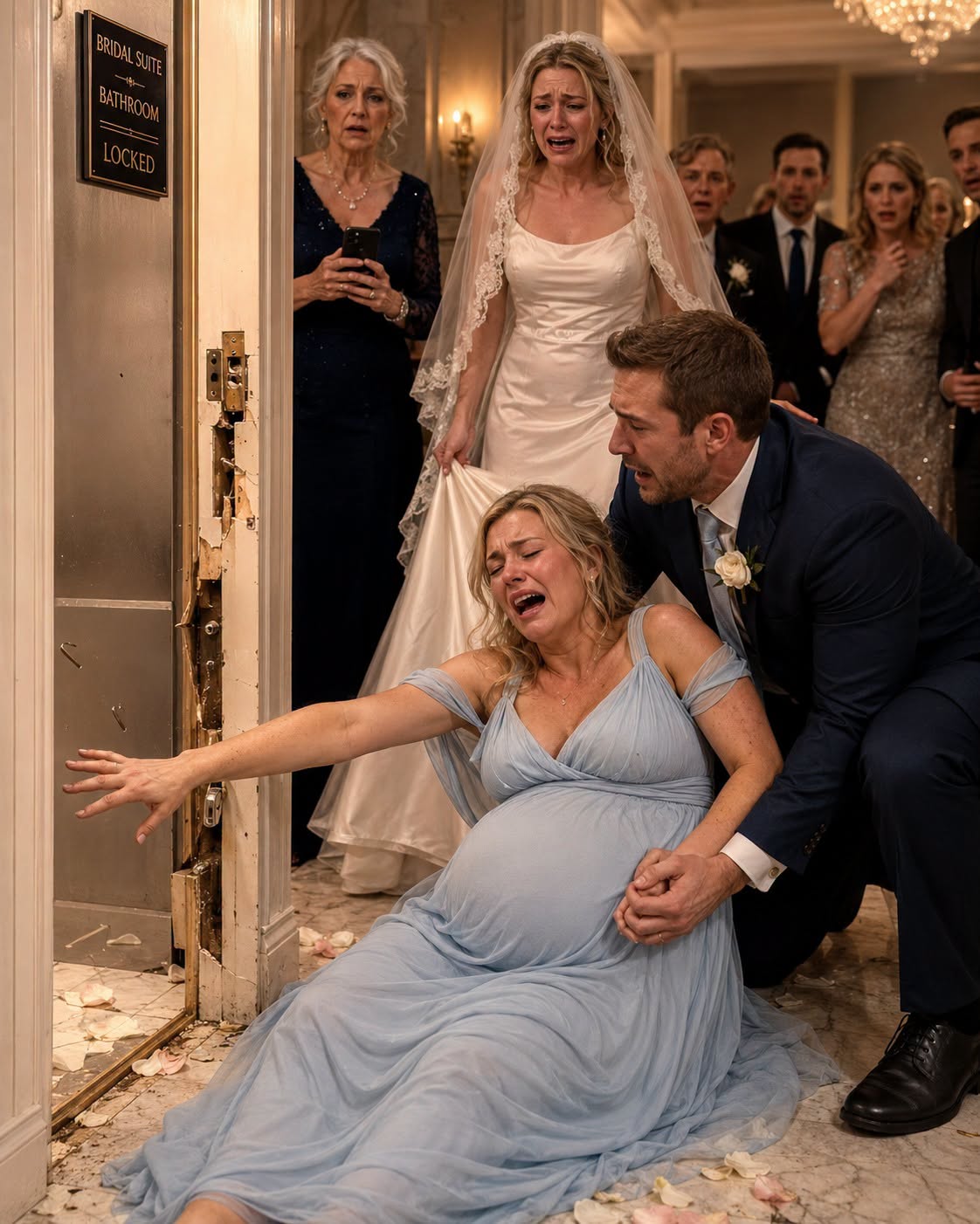 “If Your Baby Is Born Tonight, You’ll Ruin the Wedding.” My Billionaire Mother-in-Law Locked Me in a Bathroom While I Was in Labor—But the Secret Behind Her Cruelty Destroyed the Family She Tried to Control
