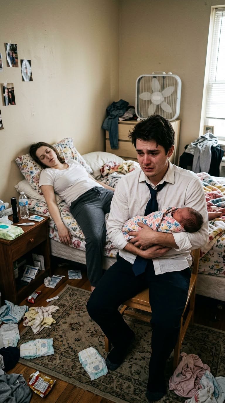 My Newborn Son Was Only Seven Days Old When I Found Him Burning With Fever—Then the Doctor Turned Pale and Said, “Call the Police!”