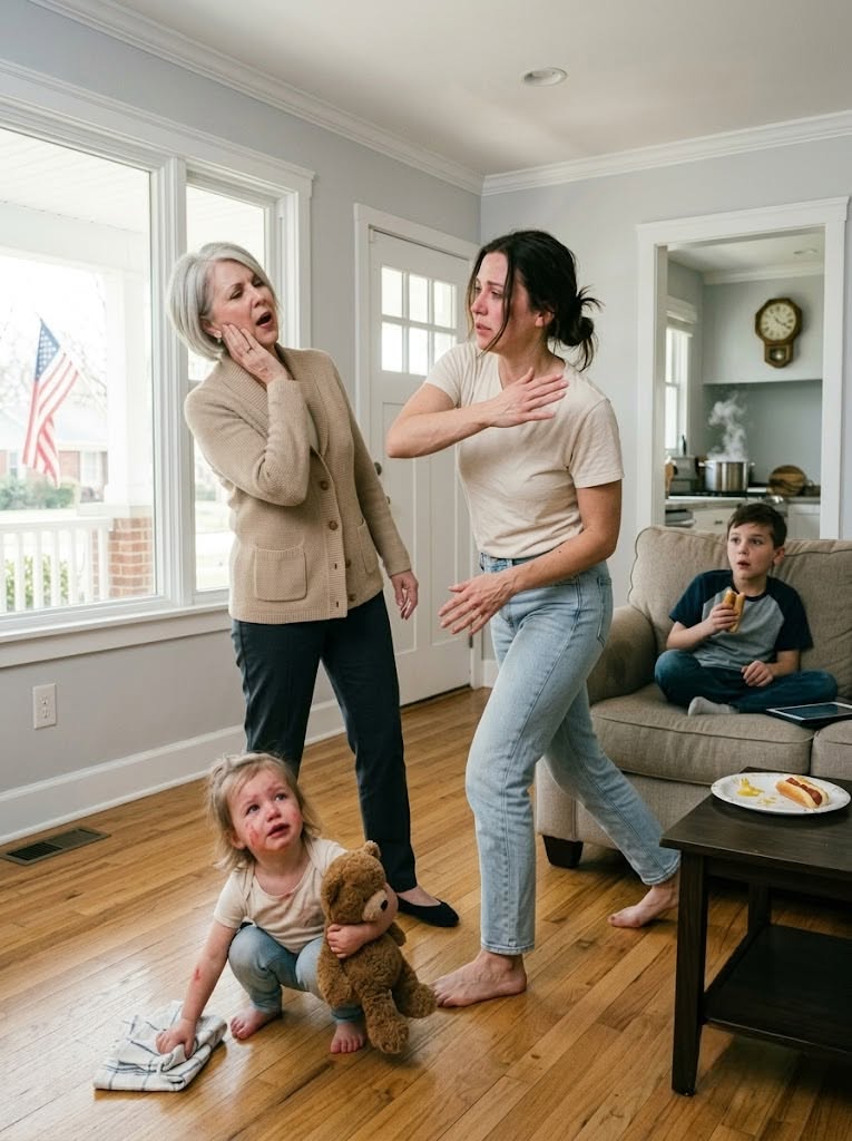 My mother-in-law hit my 2-year-old daughter over a hot dog…