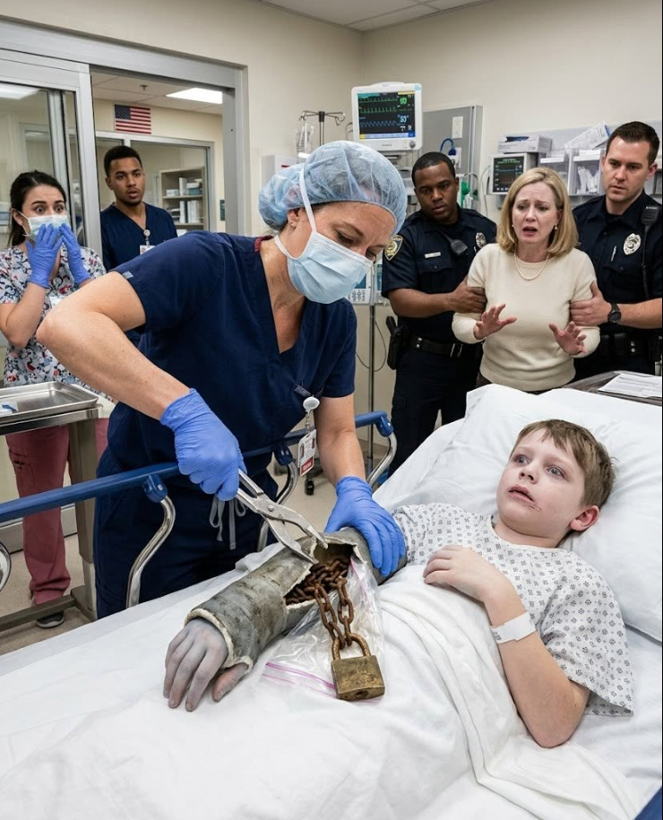 "The rotting smell in Trauma Room 2 was unbearable, but when I finally cut off the 8-year-old boy's filthy, neglected cast, what fell out onto the sterile floor made every seasoned ER nurse scream and step back in pure horror.