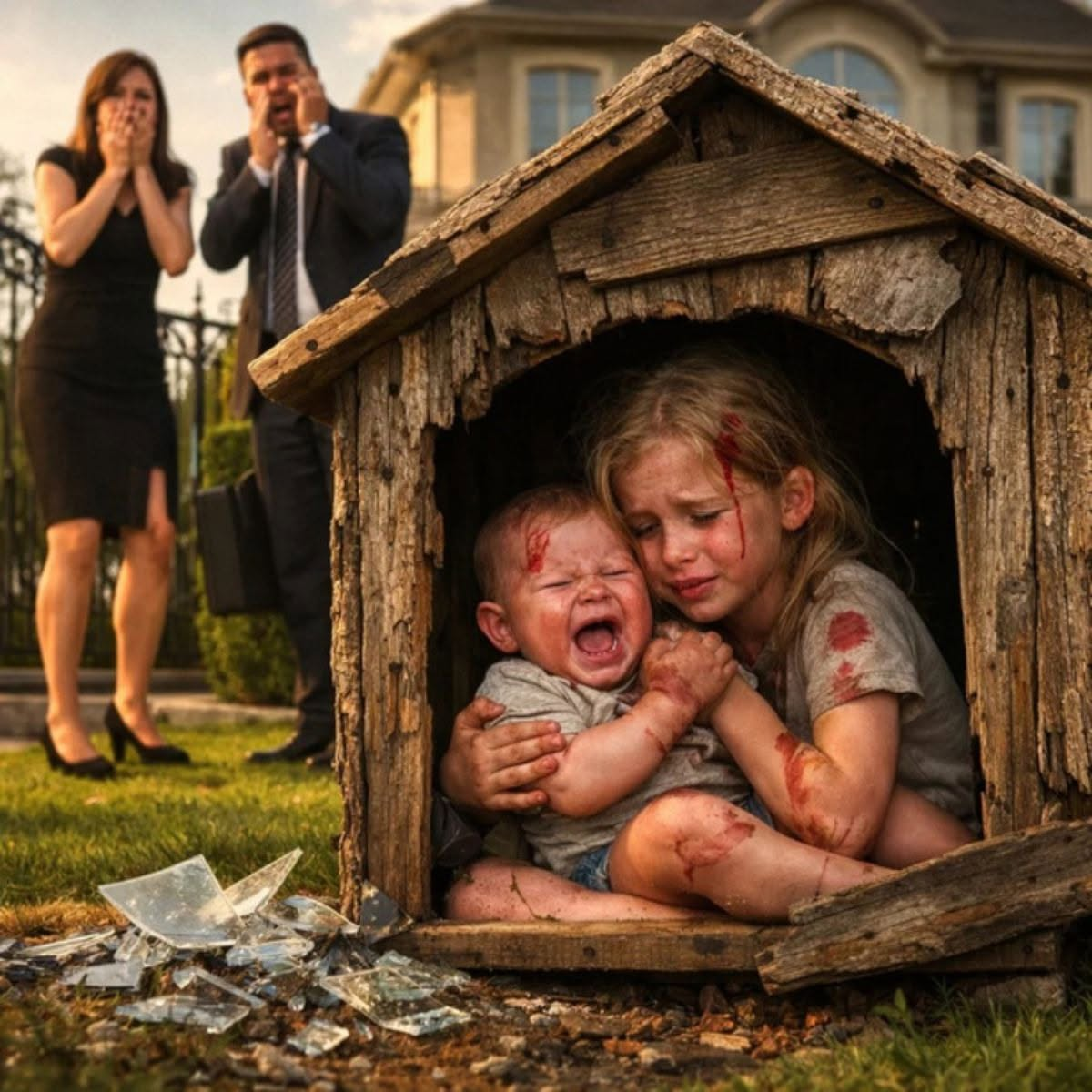 The baby’s scream stopped Adam Whitaker halfway across his own lawn.