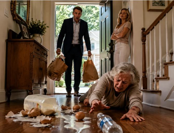 He thought he was coming home early to surprise his family...