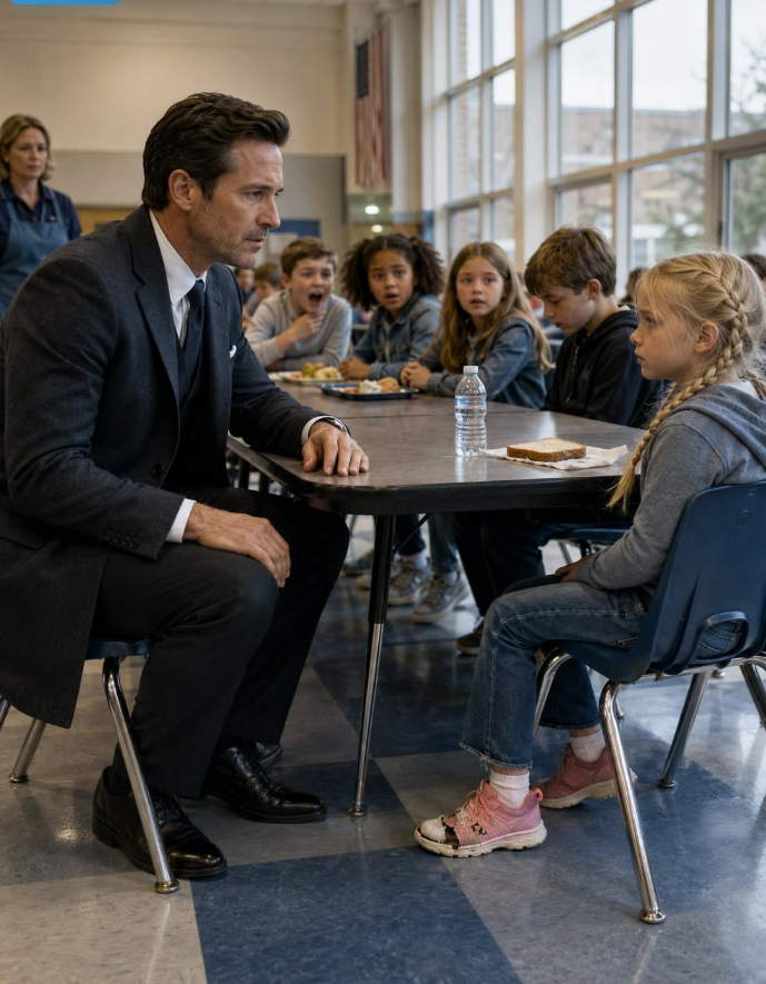 Five-year-old Maya hid her torn sneakers under the cafeteria table while classmates laughed and her lunch sat untouched, but visiting CEO