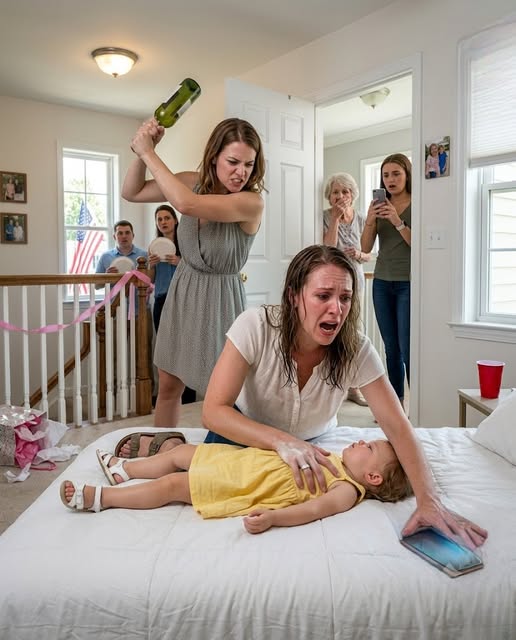 At my niece’s birthday party, I asked my family to watch my daughter while
