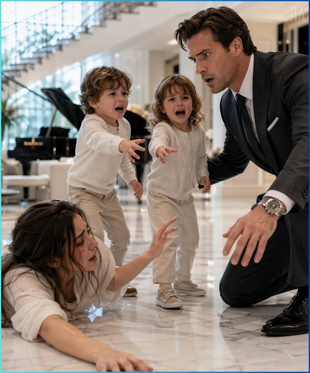 My Twins Called Their Billionaire Biological Father While I Was Dying on the Floor—And He Knew They Were His Before Anyone Said a Word