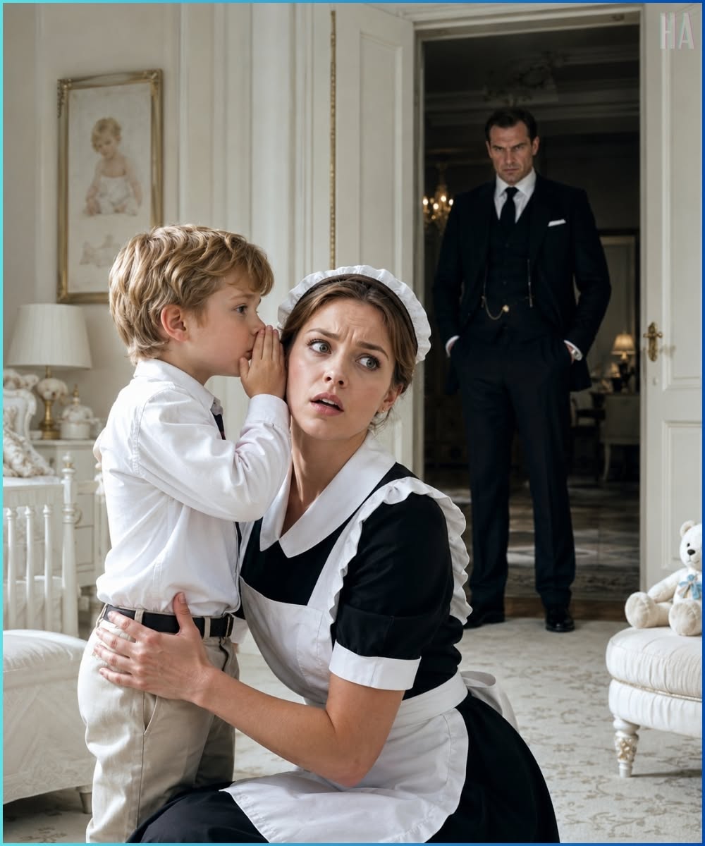 THE MANSION CALLED IT A CHILDISH TANTRUM… UNTIL THE SHY MAID KNELT BEFORE THE BILLIONAIRE’S SON AND HIS WHISPERED “NO” EXPOSED THE HORROR THEY HAD HIDDEN FOR YEARS