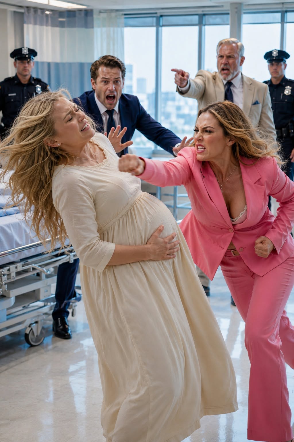 His Mistress Punched His Pregnant Wife in the Hospital and the CEO Laughed