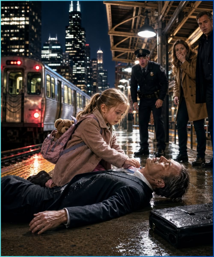 A 7-year-old girl missed the last train to save a dying stranger, then Chicago learned whose child she really was