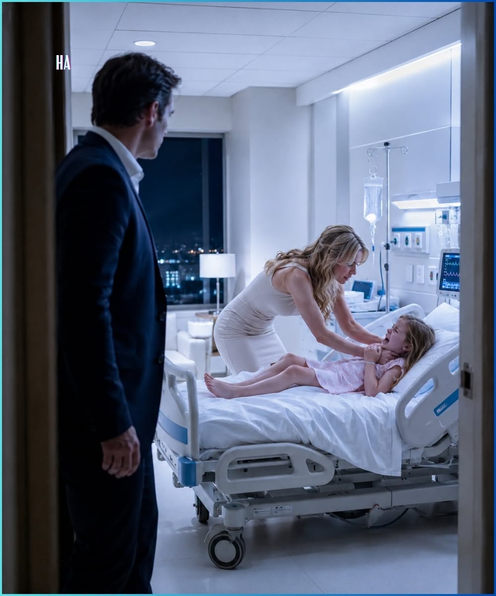 The millionaire came back to the hospital after midnight and saw the woman he trusted doing the unthinkable to his little girl