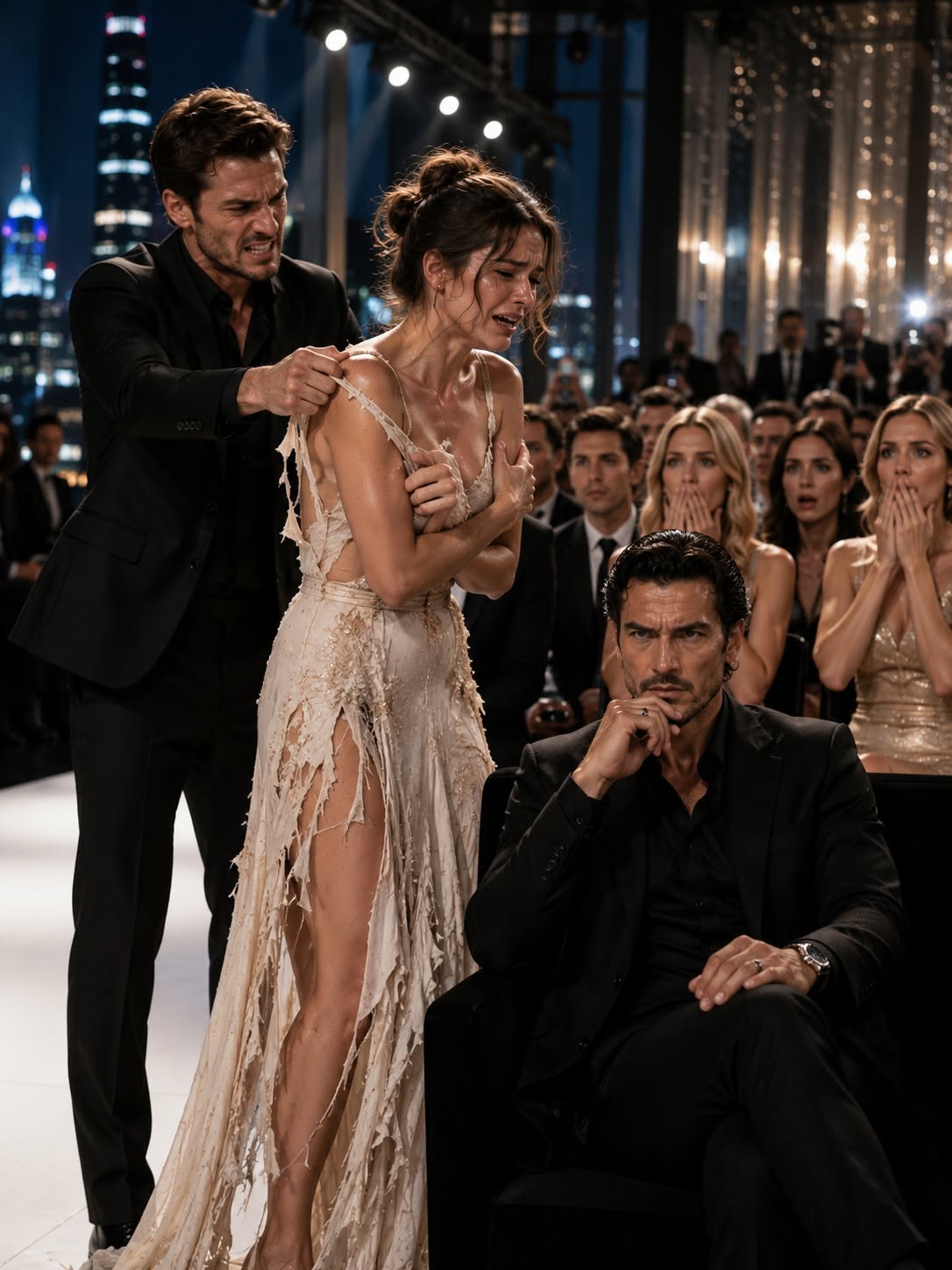 Her Ex Ripped Her Handmade Dress Apart in Front of Chicago’s Fashion Elite—But the Silent Mafia Boss Watching From the Front Row Decided Her Shame Would Become Her Comeback