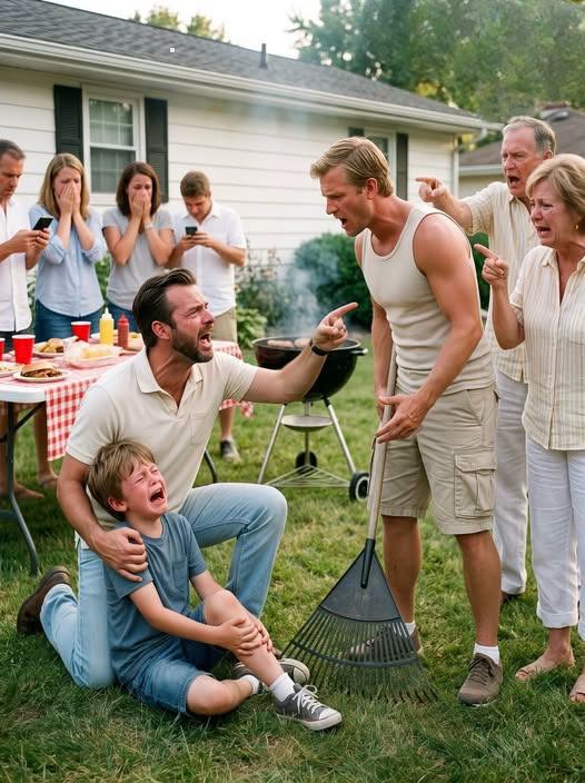 My Brother Injured My 9-Year-Old Son's Leg With A Steel Rod During Our Family Barbecue
