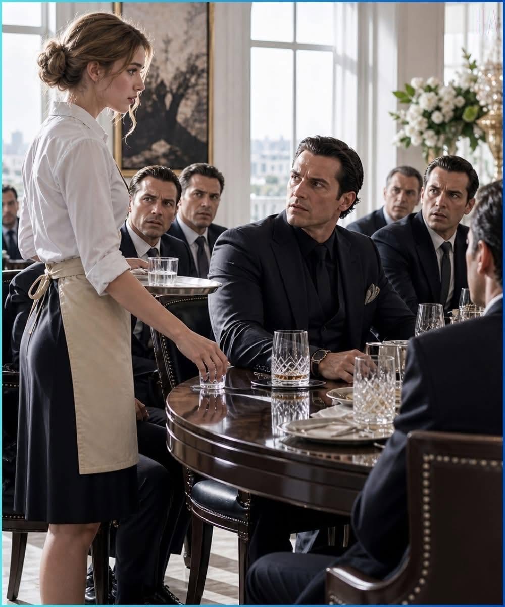 The shy waitress blurted out a phrase in Russian—and the mafia boss realized that every man sitting at his table had lied.