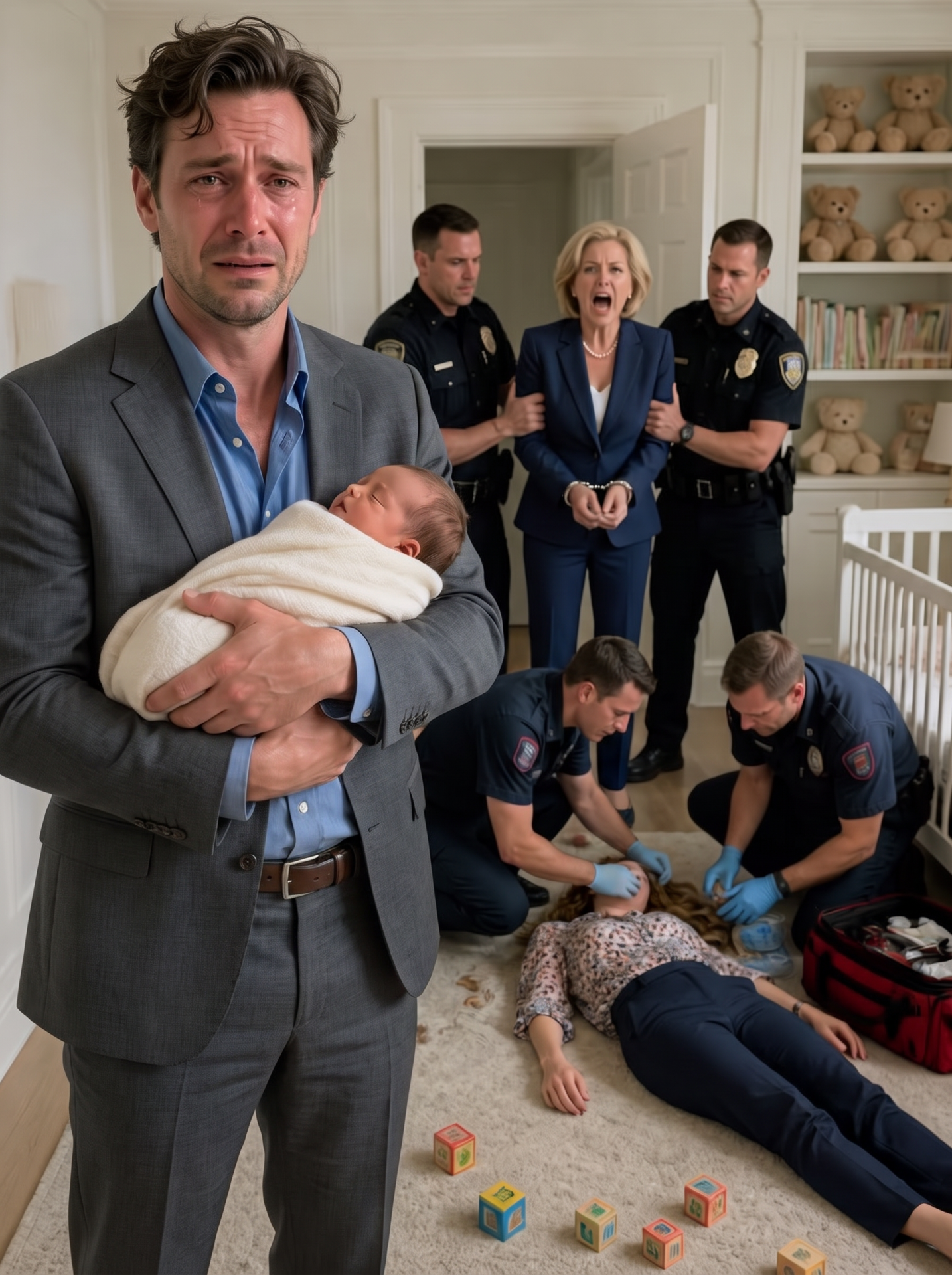 I discovered my mother using our crying newborn to torment my wife