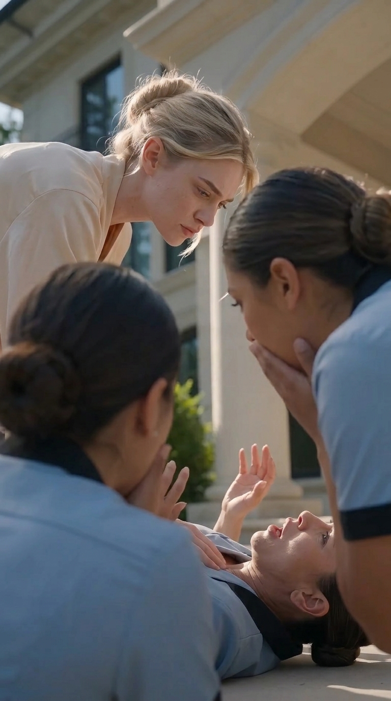 THE MISTRESS OF THE HOUSE ATTACKS THE NANNY AFTER SUSPECTING SHE HARMED HER CHILD